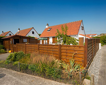 Voorkant bungalow